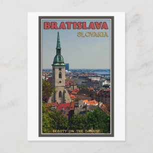 Bratislava Cityscape Postkarte