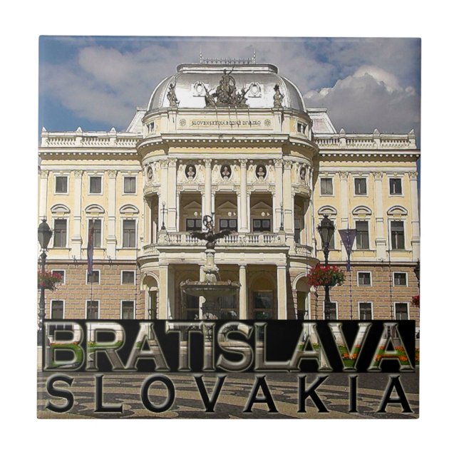 Bratislava Fliese (Vorderseite)