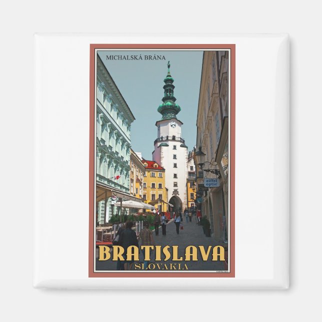 Bratislava - Michael Tower Magnet (Vorne)