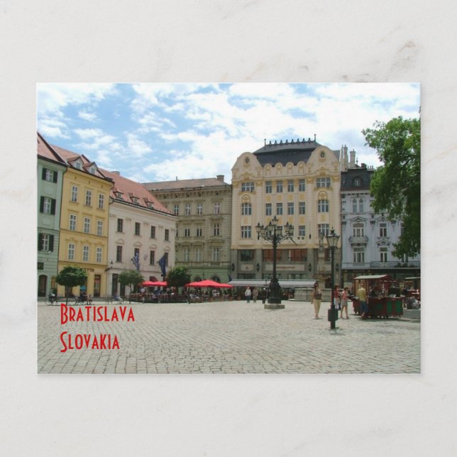Bratislava Postkarte (Vorderseite)