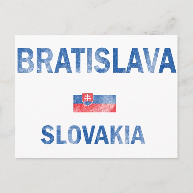 Bratislava Slowakei Designs Postkarte (Vorderseite)