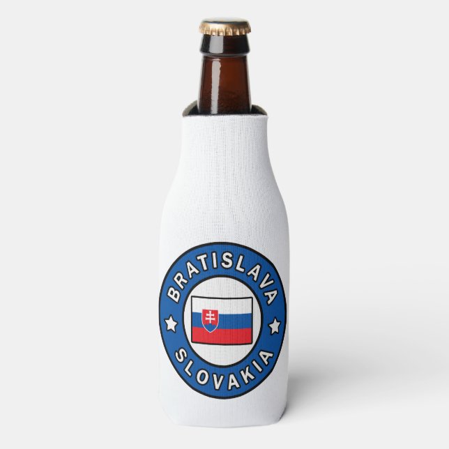 Bratislava Slowakei Flaschenkühler (Flaschenvorderseite)