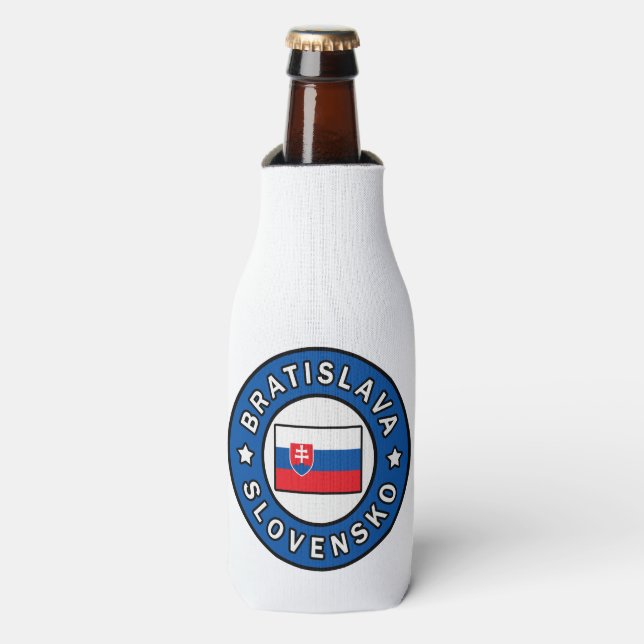 Bratislava Slowakei Flaschenkühler (Flaschenvorderseite)