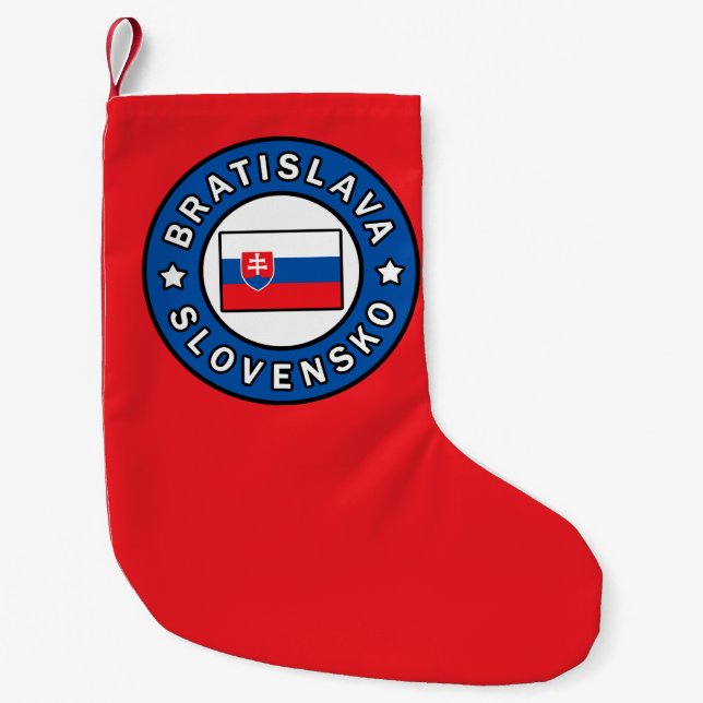 Bratislava Slowakei Kleiner Weihnachtsstrumpf (Vorderseite)