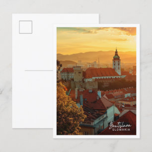 Bratislava Slowakei Kunst Reise berühmter Ort Postkarte