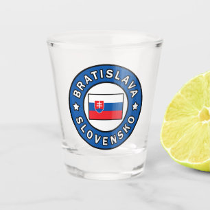 Bratislava Slowakei Schnapsglas