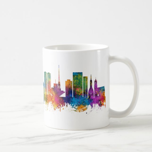 Bratislava Slowakei Skyline Kaffeetasse (Rechts)