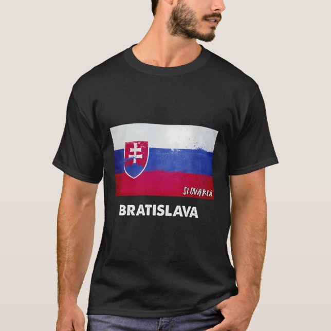 Bratislava Slowakei T-Shirt (Vorderseite)