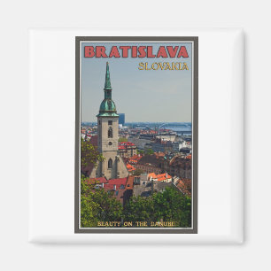 Bratislava-Stadtbild Magnet