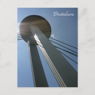 Bratislava ufo hoch postkarte
