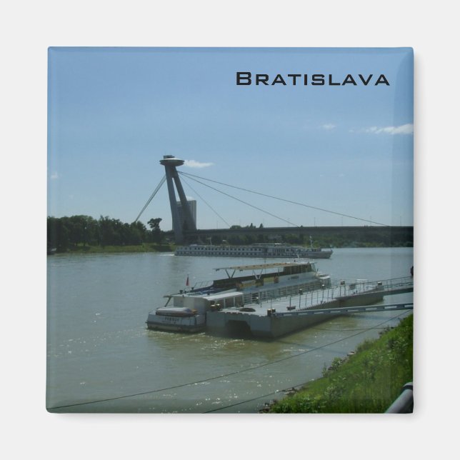 Bratislava und die Donau Magnet (Vorne)