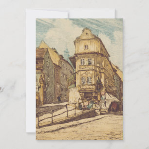 Bratislava von Richard Lux Jahrhundert Farbige Rad Einladung