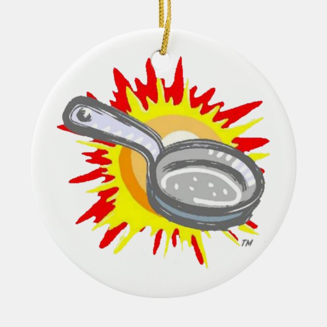 Bratpfanne Gurl Bratpfanne Keramik Ornament (Vorne)