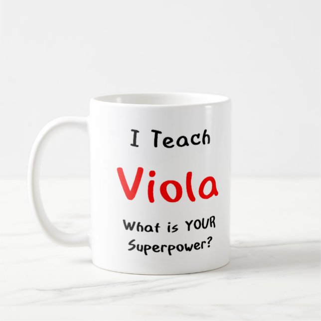 Bratsche unterrichten kaffeetasse (Links)