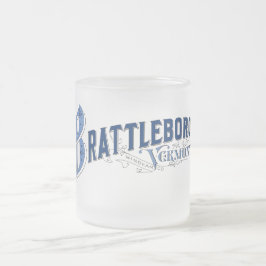 Brattleboro, (1896) Logo-Tasse Vermonts Mattglastasse