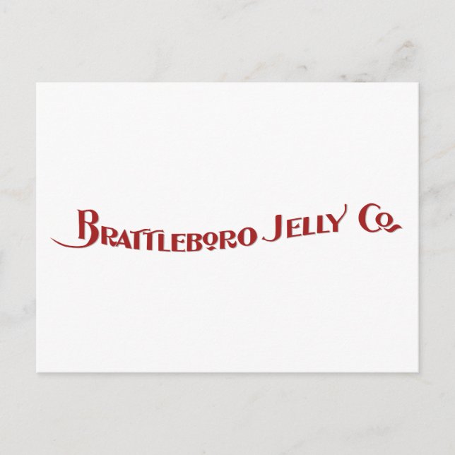 Brattleboro Jelly Company Postcard Postkarte (Vorderseite)