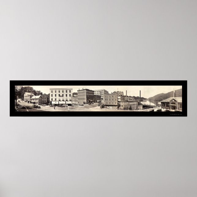 Brattleboro, Vermont Foto 1917 Poster (Vorne)