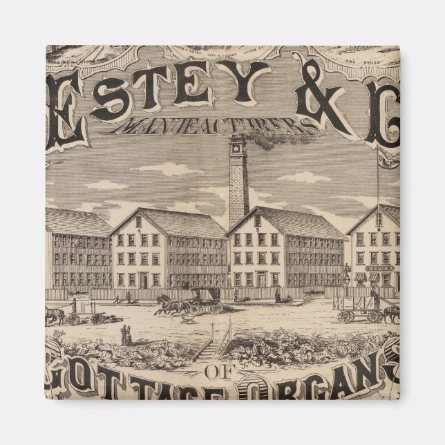 Brattleboro Vermont Magnet (Vorne)