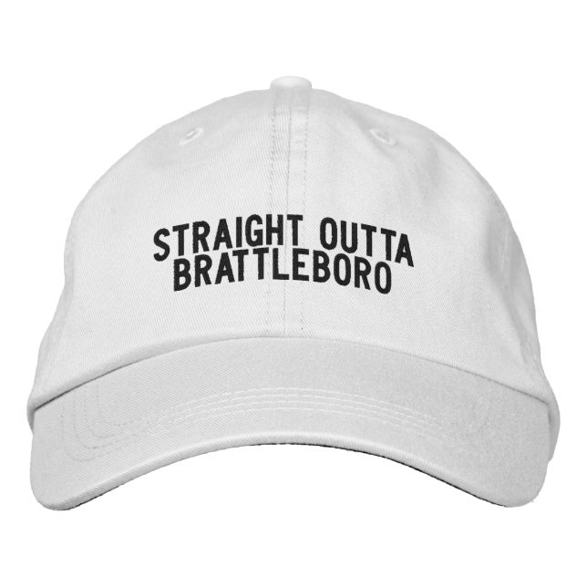BRATTLEBORO Vermont Mütze Bestickte Baseballkappe (Vorderseite)