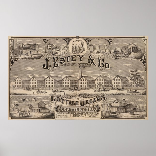 Brattleboro Vermont Poster (Vorne)