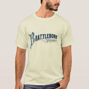 Brattleboro, Vermont, Windham Landkreis 1896 Logo  T-Shirt