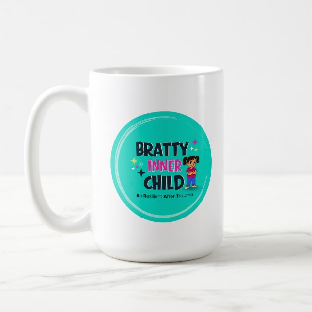 Bratty Inner Child Classic Mug, 11 oz Kaffeetasse (Links)