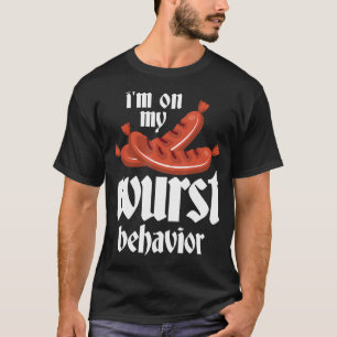 Bratwurst Geschenk - Ich bin auf meinem Wurstverha T-Shirt