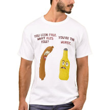 Bratwurst-Puppe mit Blassaal-Wurst