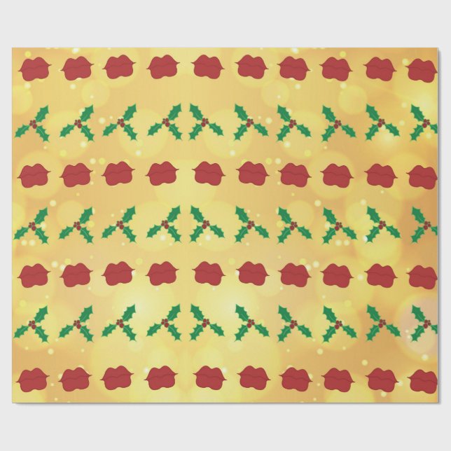 Bratz Lips & Mistletoe Geschenkpapier (Flach)