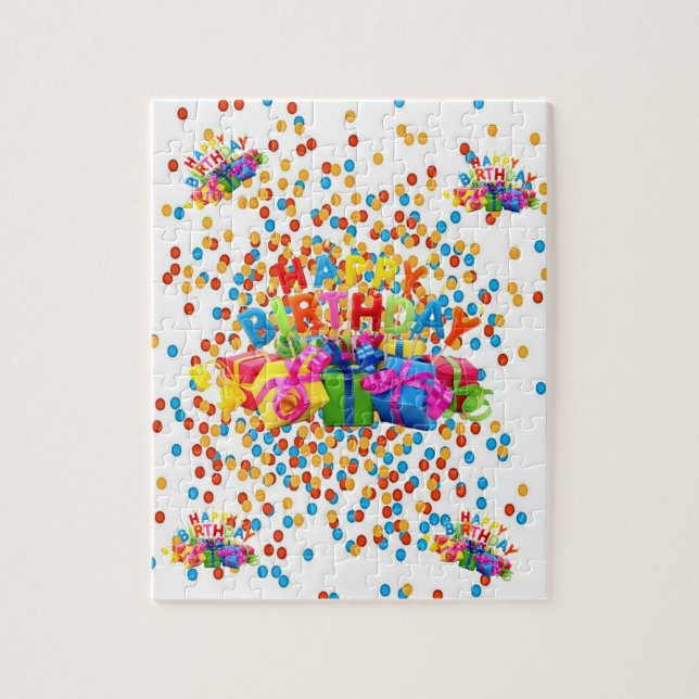 Brätze zum Geburtstag Puzzle (Vertikal)