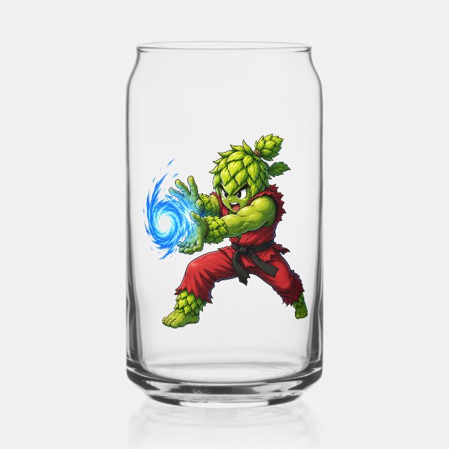 Brau Kämpfer Hopfen Dose Glas (Vorderseite)