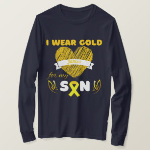 Brauch ich trage Gold für meinen Kinderkrebs T-Shirt