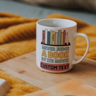 Brauch niemals ein Buch nach seinem lustigen Film Kaffeetasse