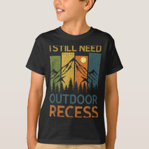 Brauche Außenrecess Bergwald Wandern Camping T-Shirt