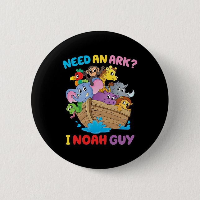 Brauche eine Arche ich Noah Typ Kleinkind Kinder C Button (Vorderseite)