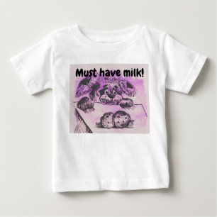 Brauche Milch Baby T-shirt