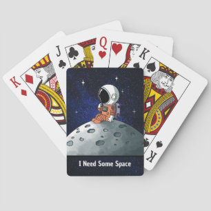 Brauche Platz, Astronaut, Raumfahrer, Benutzerdefi Spielkarten