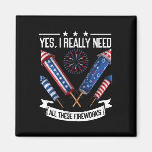 Brauchen Sie alle diese Feuerwerke Unabhängigkeit Magnet