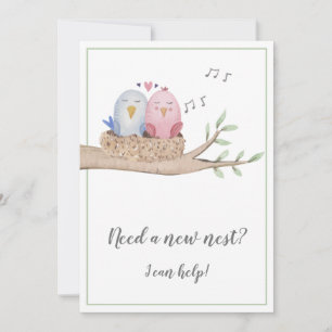 Brauchen Sie ein neues Nest Real Anwesen Marketing Ankündigung