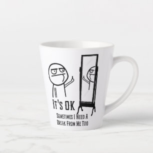 Brauchen Sie eine Break Latte Tasse