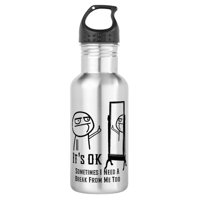 Brauchen Sie einen Break Mirror Edelstahlflasche (Vorderseite)