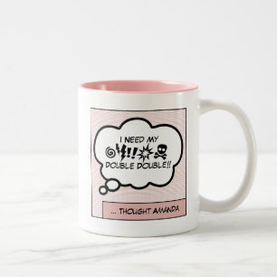 Brauchen Sie meine Kaffee-Zwei-Tone-Tasse Zweifarbige Tasse