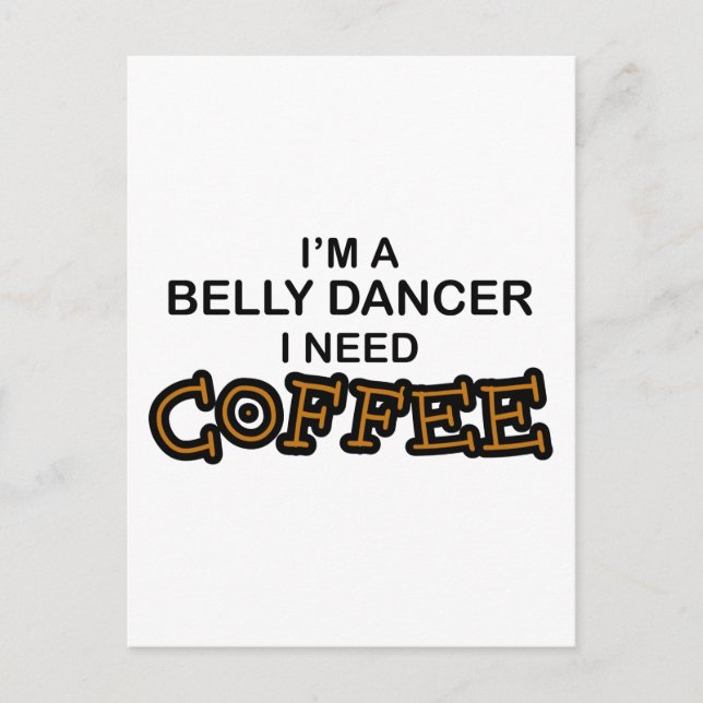 Brauchkaffee - Bauchdecke Postkarte (Vorderseite)