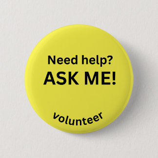 Brauchst du Hilfe? Frag mir! Volunteer Button