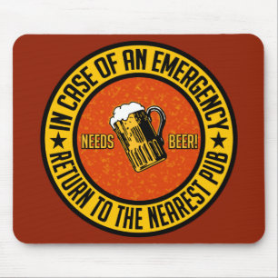 BRAUCHT BIER! MOUSEPAD