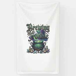 Brauen Ärger Kessel Drache Alchemie Kristalle H Banner