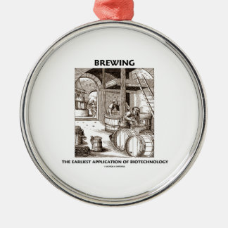 Brauen der frühesten Anwendung von Biotechnologie Silbernes Ornament