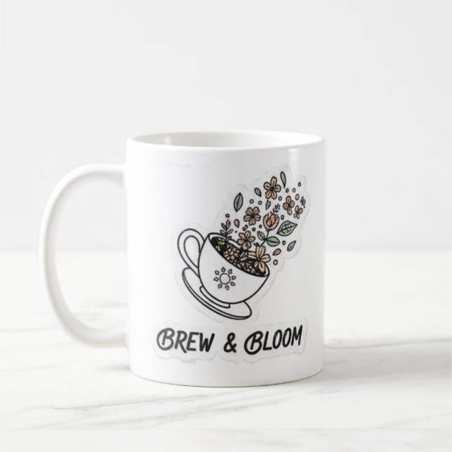 BRAUEN UND ERBLÜHEN KAFFEETASSE (Links)