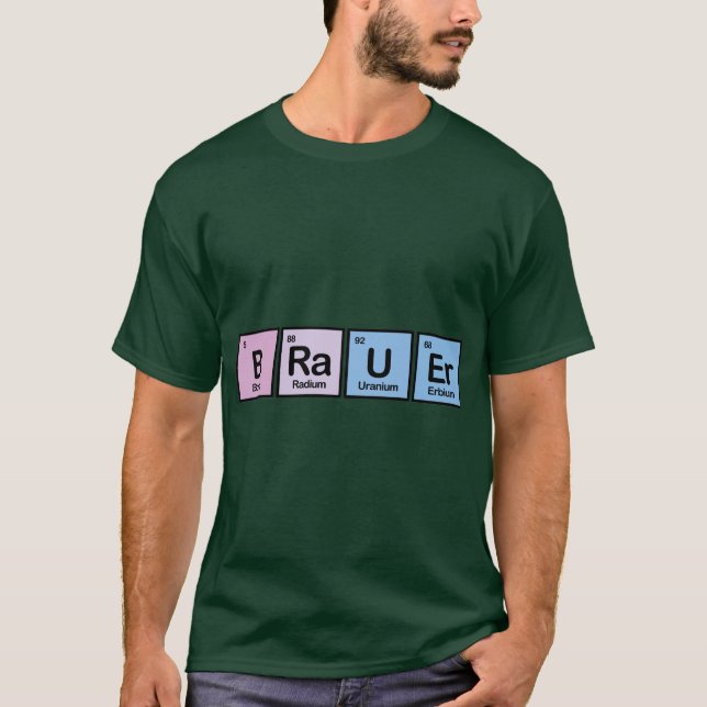 Brauer machte von den Elementen T-Shirt (Vorderseite)