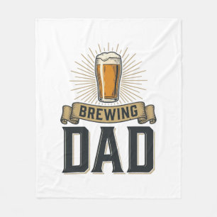 Brauer-Vater-Bier-Vintage-Stickerei-Shirt-Design_1 Fleecedecke